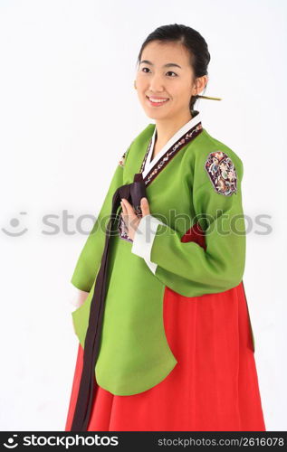 Asian in traditional dress