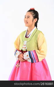 Asian in traditional dress