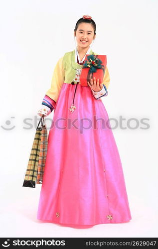 Asian in traditional dress