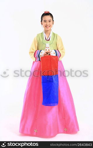 Asian in traditional dress