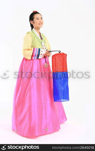 Asian in traditional dress