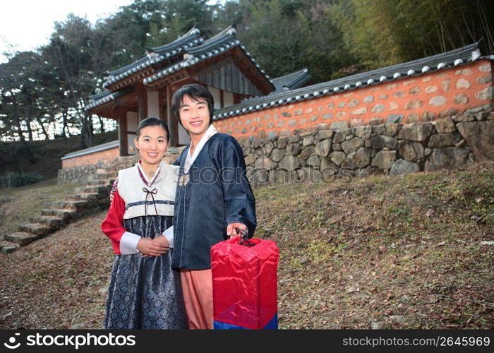 Asian in traditional dress