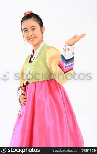 Asian in traditional dress