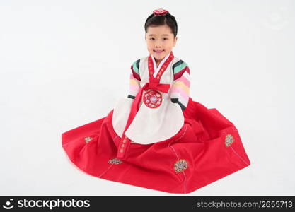 Asian in traditional dress