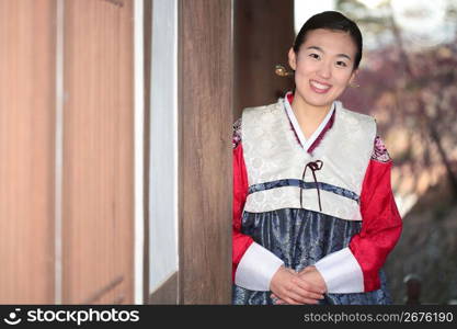 Asian in traditional dress