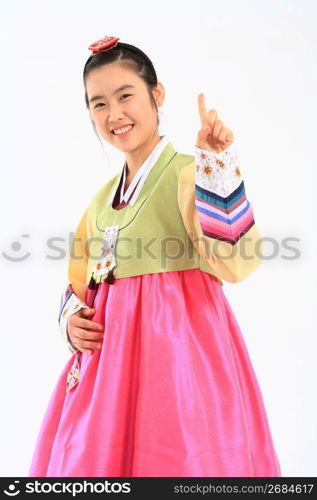 Asian in traditional dress