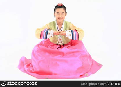 Asian in traditional dress