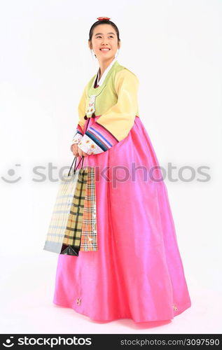 Asian in traditional dress