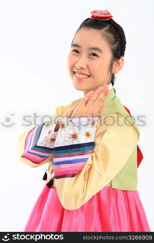 Asian in traditional dress