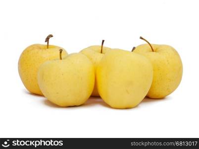 Asian pears in group isolate