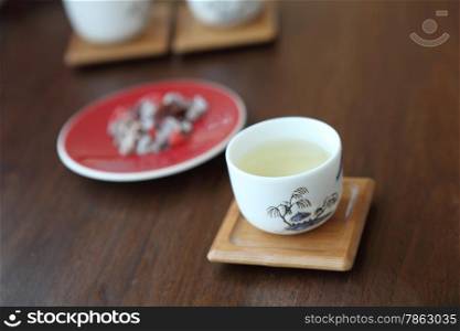 Asian tea cups