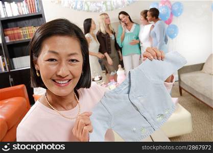 Asian woman at a Baby Shower