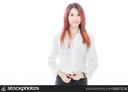 Asian woman executive in casual formal wear