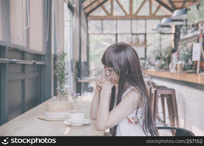 Asian Woman With Coffee
