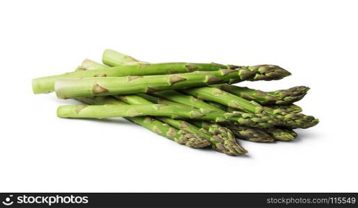Asparagus. Asparagus on a white background