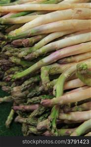 Asparagus at a market in the Provence