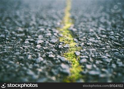 asphalt stones road path find