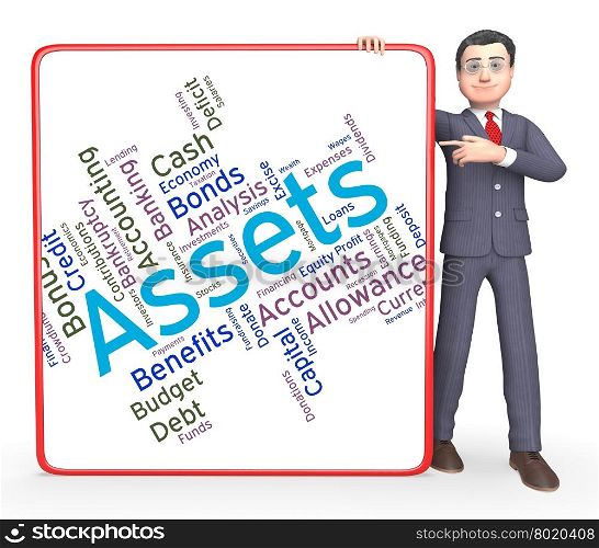 Assets Words Indicating Estate Wordcloud And Capital