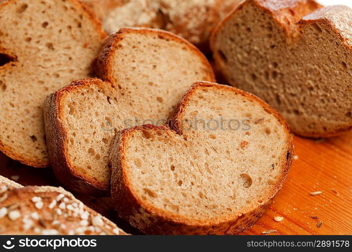 Assorted bread
