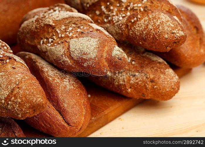 Assorted bread