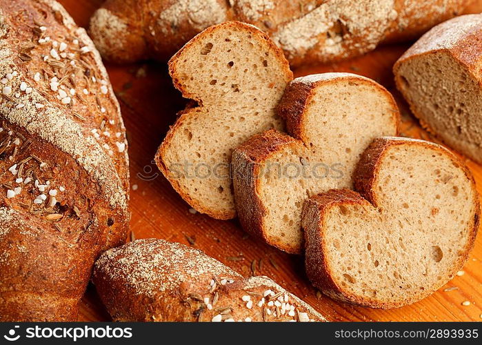 Assorted bread