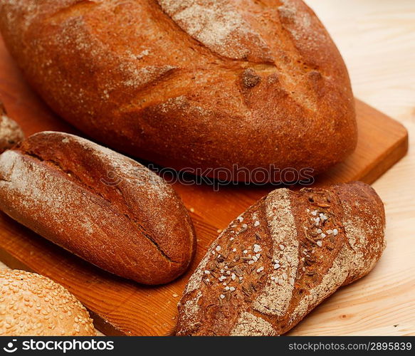 Assorted bread
