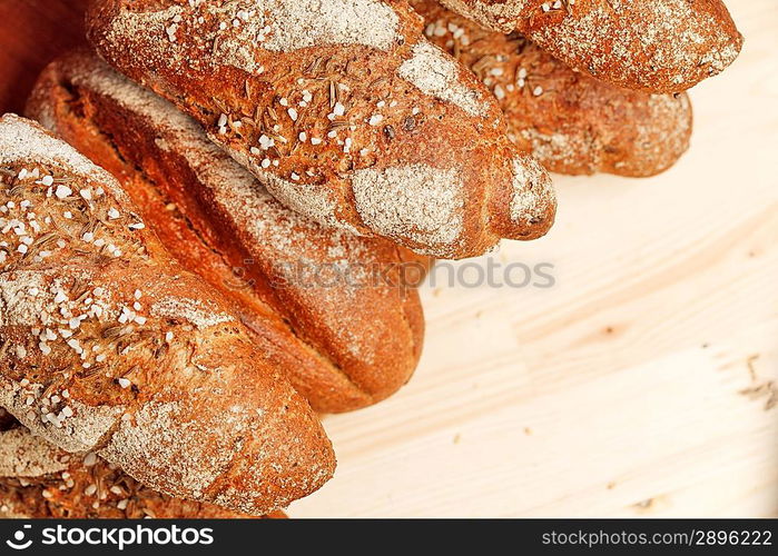 Assorted bread