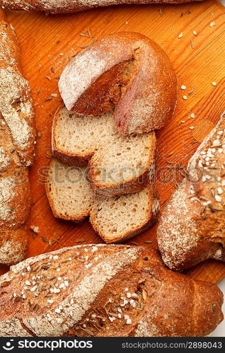 Assorted bread