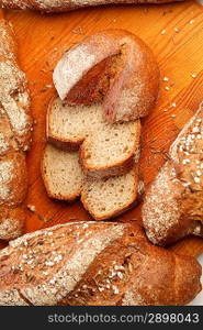 Assorted bread