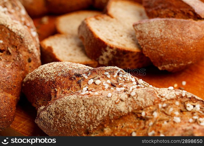 Assorted bread