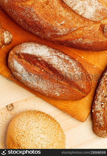Assorted bread