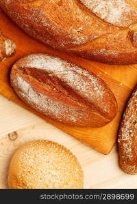 Assorted bread