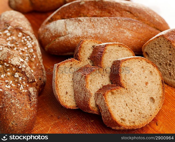 Assorted bread