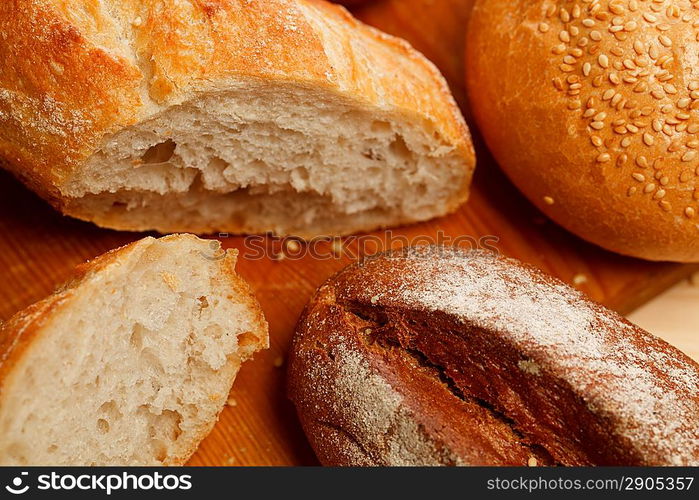 Assorted bread