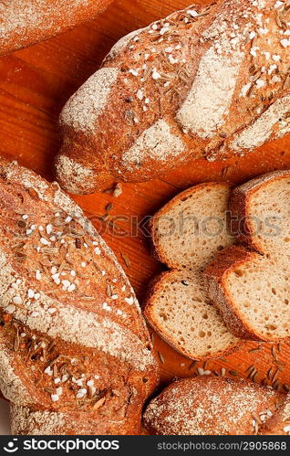 Assorted bread