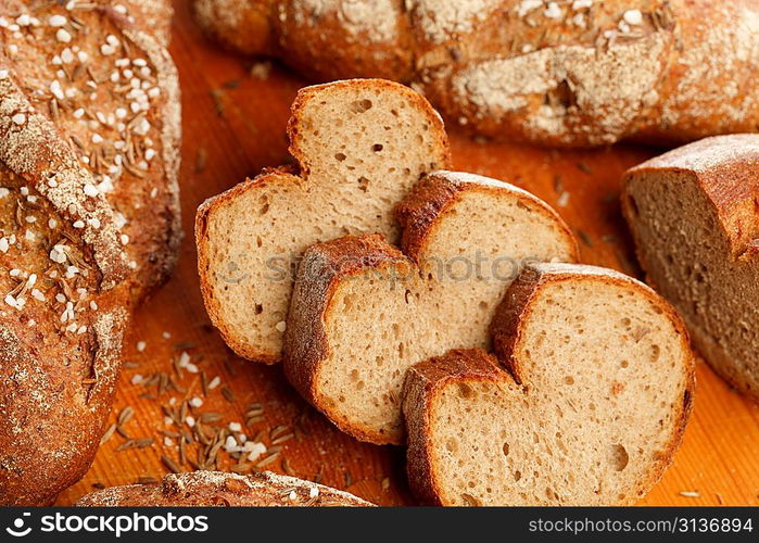Assorted bread