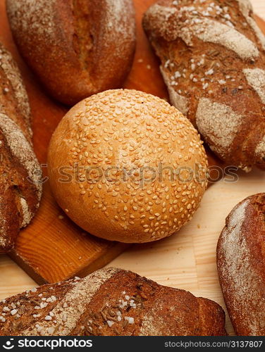 Assorted bread