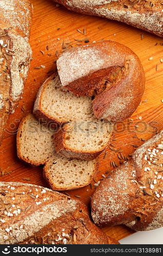 Assorted bread