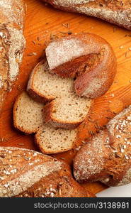 Assorted bread