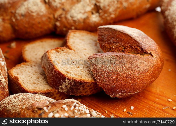 Assorted bread