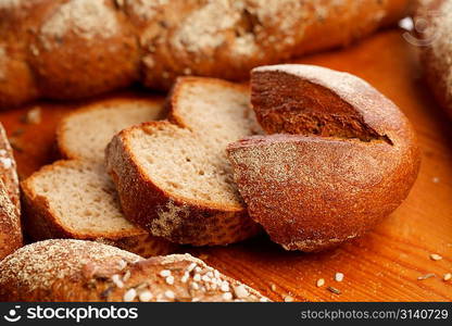 Assorted bread