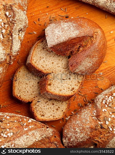Assorted bread