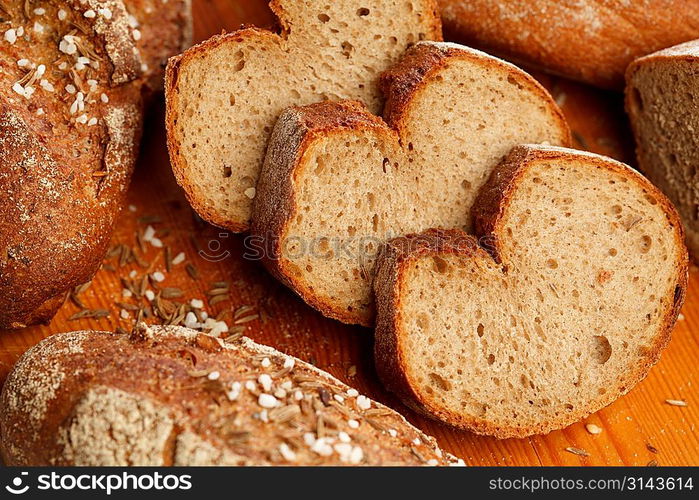 Assorted bread