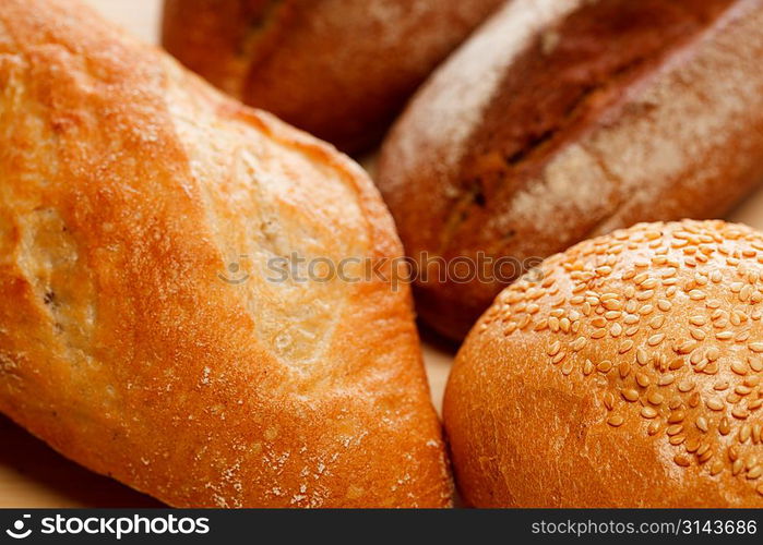 Assorted bread