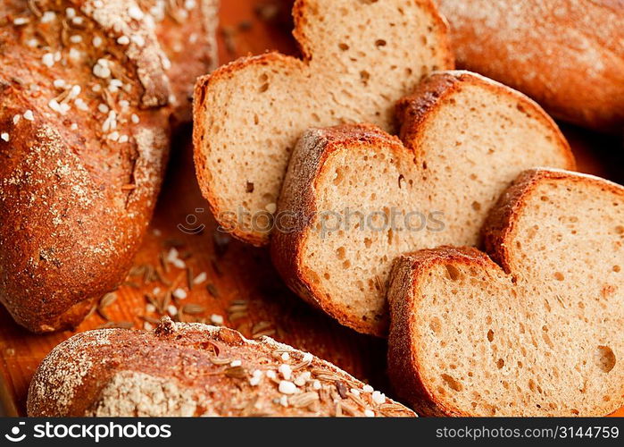 Assorted bread
