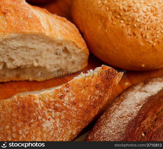 Assorted bread
