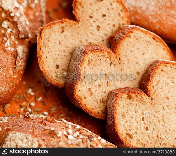 Assorted bread