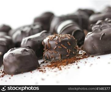 Assorted chocolate candies