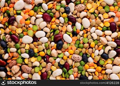 Assorted Mix of dry beans and peas