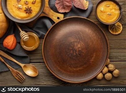 assortment autumn soups empty plate. Resolution and high quality beautiful photo. assortment autumn soups empty plate. High quality beautiful photo concept